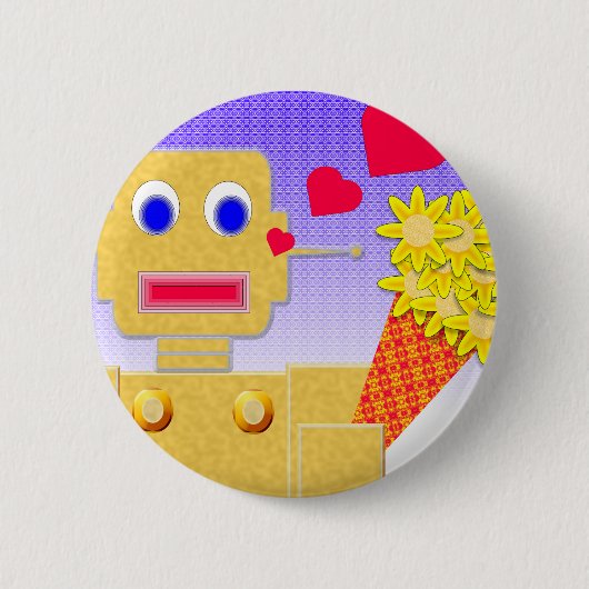 Badge Rond 5 Cm Aimez-moi, je suis un garçon (Devant)