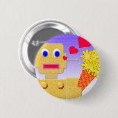 Badge Rond 5 Cm Aimez-moi, je suis un garçon (Devant & derrière)