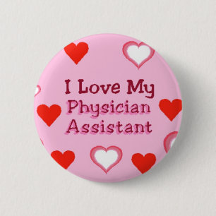 Badge Rond 5 Cm Aimez mon assistant de médecin