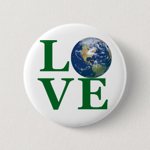 Badge Rond 5 Cm Aimez votre terre