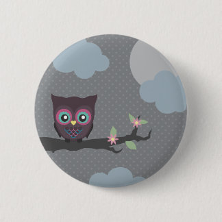 Badge Rond 5 Cm Aimez-vous des Hibou-manières !
