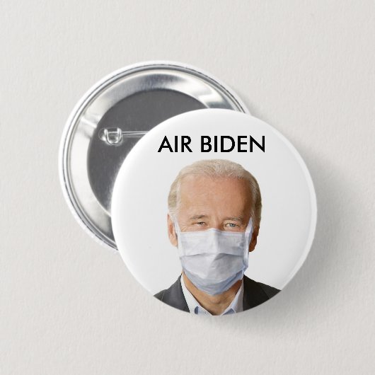 BADGE ROND 5 CM AIR BIDEN (Devant & derrière)