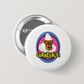BADGE ROND 5 CM AIREDALE TERRIER (Devant & derrière)