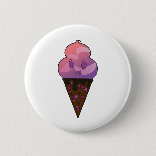 Badge Rond 5 Cm Aisu Kurimu (Devant)