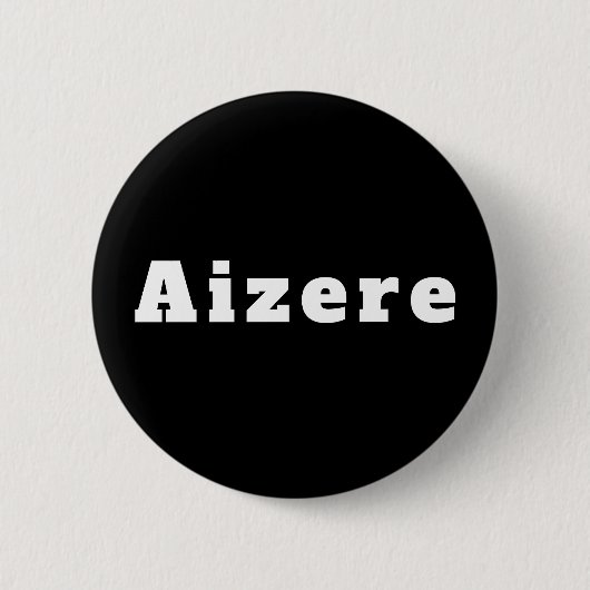 Badge Rond 5 Cm Aizère (Devant)