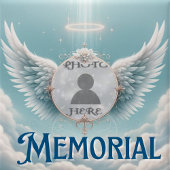 Badge Rond 5 Cm Ajouter un mémorial personnalisé photo