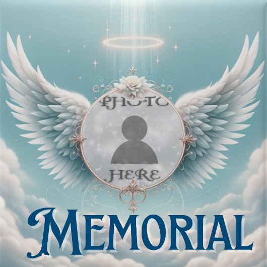 Badge Rond 5 Cm Ajouter un mémorial personnalisé photo