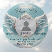 Badge Rond 5 Cm Ajouter un mémorial personnalisé photo