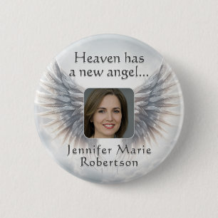 Badge Rond 5 Cm Ajouter une photo   Memorabilia