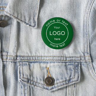 Badge Rond 5 Cm Ajoutez le logo vert de votre entreprise