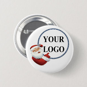 Badge Rond 5 Cm Ajoutez Votre Logo Noël Fêtes