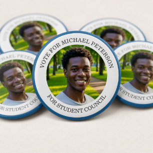 Badge Rond 5 Cm Ajoutez votre propre photo et titre de campagne él