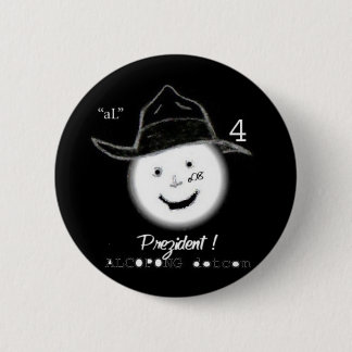 Badge Rond 5 Cm aL4pReZiDeNt&apos ; oO8