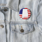Badge Rond 5 Cm Alabama (En situation)