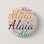 Badge Rond 5 Cm Alaia<br><div class="desc">Alaia. Montrez et portez ce populaire beau prénom féminin conçu comme un nuage de mots coloré fait de lettrage à main horizontale et verticale dans différentes tailles et des couleurs fraîches adorables. Portez votre nom américain positif ou montrez au monde que vous aimez ou adorez. Merch avec cette oeuvre d'art...</div>