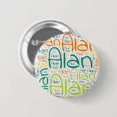 Badge Rond 5 Cm Alan (Devant & derrière)