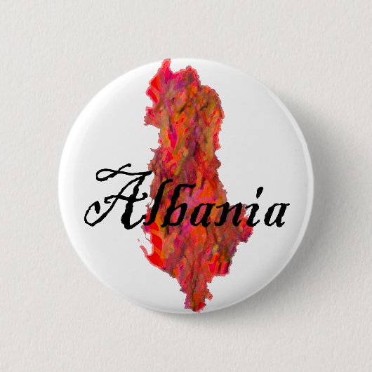 Badge Rond 5 Cm Albanie (Devant)