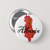 Badge Rond 5 Cm Albanie (Devant & derrière)