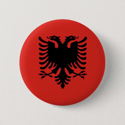 Badge Rond 5 Cm Albanie (Devant)