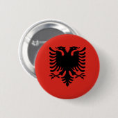 Badge Rond 5 Cm Albanie (Devant & derrière)