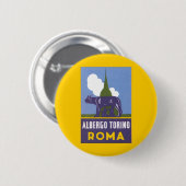 Badge Rond 5 Cm Albergo Torino (Devant & derrière)