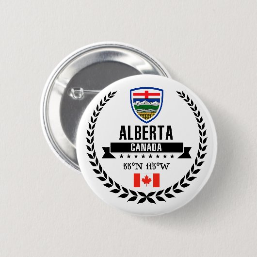 Badge Rond 5 Cm Alberta (Devant & derrière)