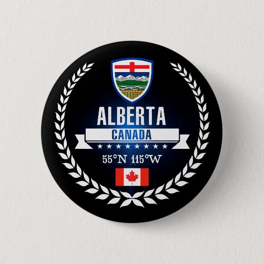 Badge Rond 5 Cm Alberta (Devant)