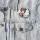 Badge Rond 5 Cm Alchimiste de RO (En situation)