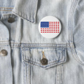 Badge Rond 5 Cm ALÉA-Drapeau À Cycle Automobile (En situation)