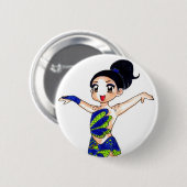 Badge Rond 5 Cm Alejandra (Devant & derrière)