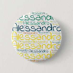 Badge Rond 5 Cm Alessandro