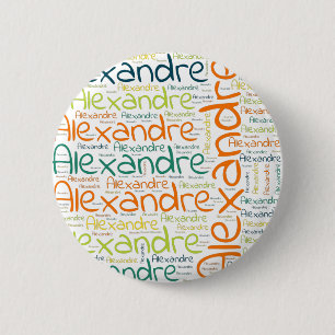 Badge Rond 5 Cm Alexandre