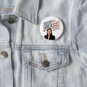 Badge Rond 5 Cm Alexandria Ocasio-Cortez (En situation)