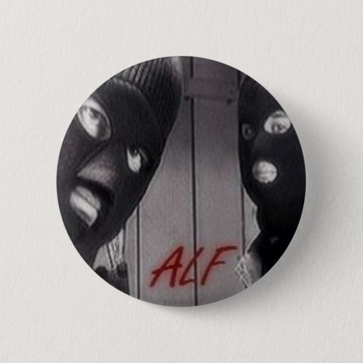 BADGE ROND 5 CM ALF ! (Devant)