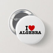 Badge Rond 5 Cm Algebra (Devant & derrière)