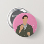 Badge Rond 5 Cm Algues (Devant & derrière)