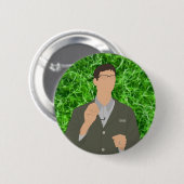 Badge Rond 5 Cm Algues (Devant & derrière)
