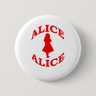 Badge Rond 5 Cm Alice au pays des merveilles