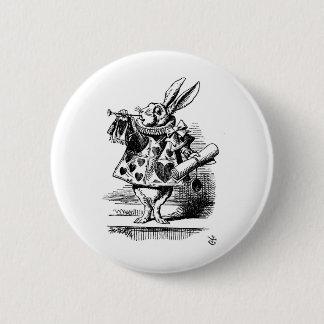 Badge Rond 5 Cm Alice chez le lapin blanc du pays des merveilles