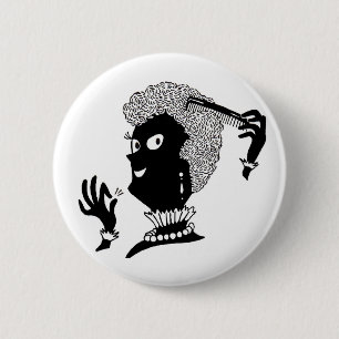 Badge Rond 5 Cm Alice doing her 'do