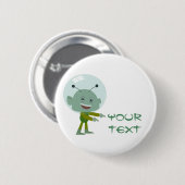 Badge Rond 5 Cm alien (Devant & derrière)