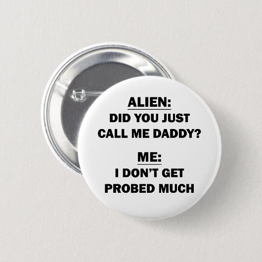 Badge Rond 5 Cm Alien (Devant & derrière)