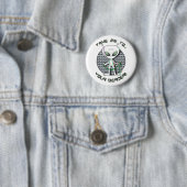 Badge Rond 5 Cm Alien de perle (En situation)
