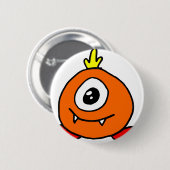 Badge Rond 5 Cm Alien mignon (Devant & derrière)