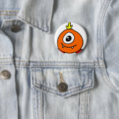 Badge Rond 5 Cm Alien mignon (En situation)