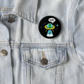 Badge Rond 5 Cm Aliens (En situation)