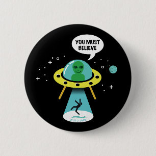 Badge Rond 5 Cm Aliens