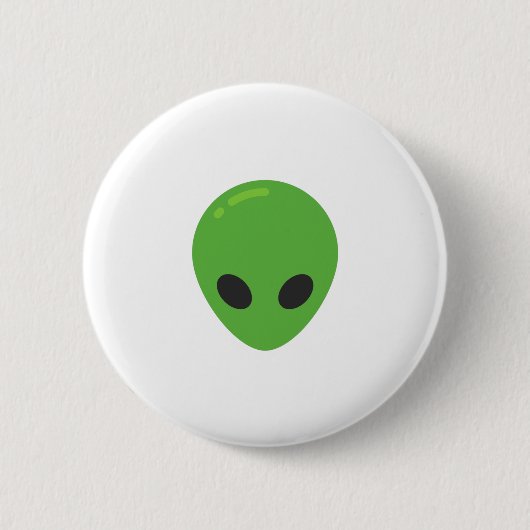 Badge Rond 5 Cm aliens émoji (Devant)