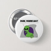 Badge Rond 5 Cm ALIENS perdus (Devant & derrière)