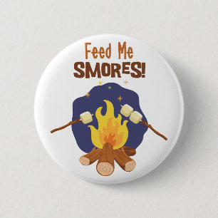 Badge Rond 5 Cm Alimentez-moi Smores